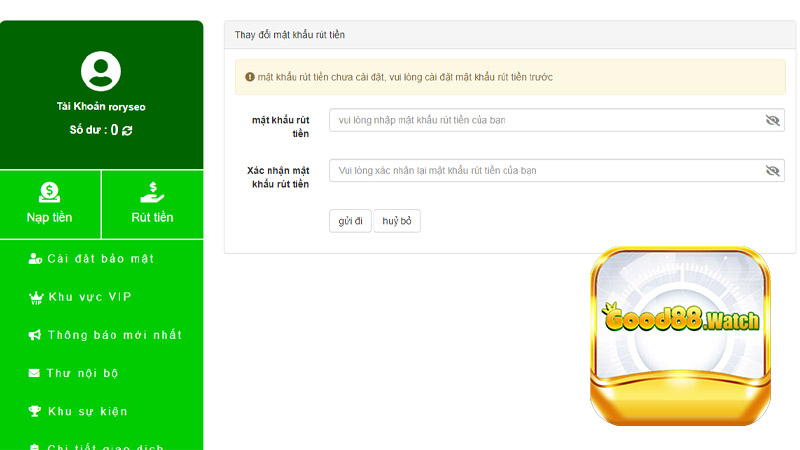 Rút Tiền Good88: Hướng Dẫn Chi Tiết và Lời Khuyên Từ Chuyên Gia
